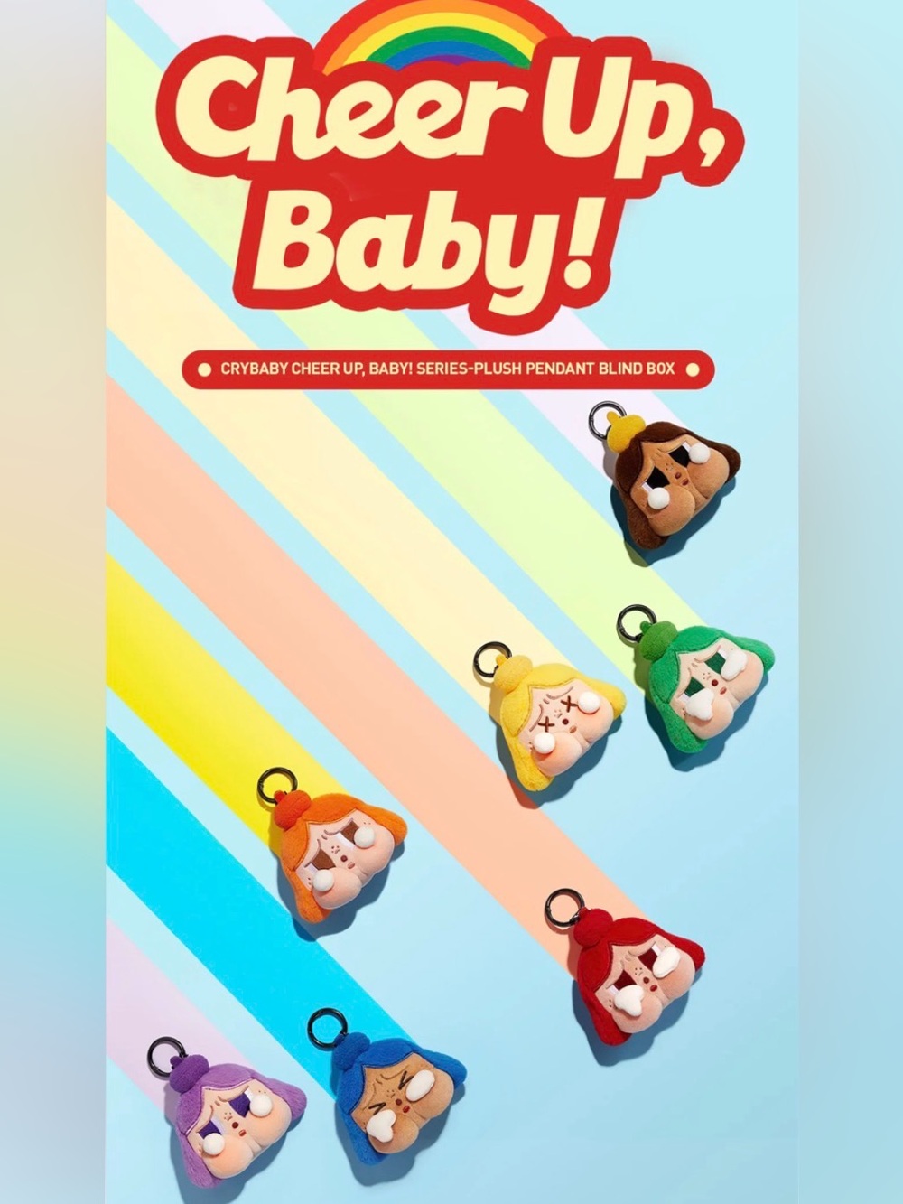 Pop Mart Crybaby Cheer Up, Baby! Series Plush Pendant Blind Box